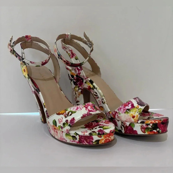 Nicole by Nicole Miller Shoes - Nicole by Nicole Miller Floral Print Stiletto Heels Size 9M